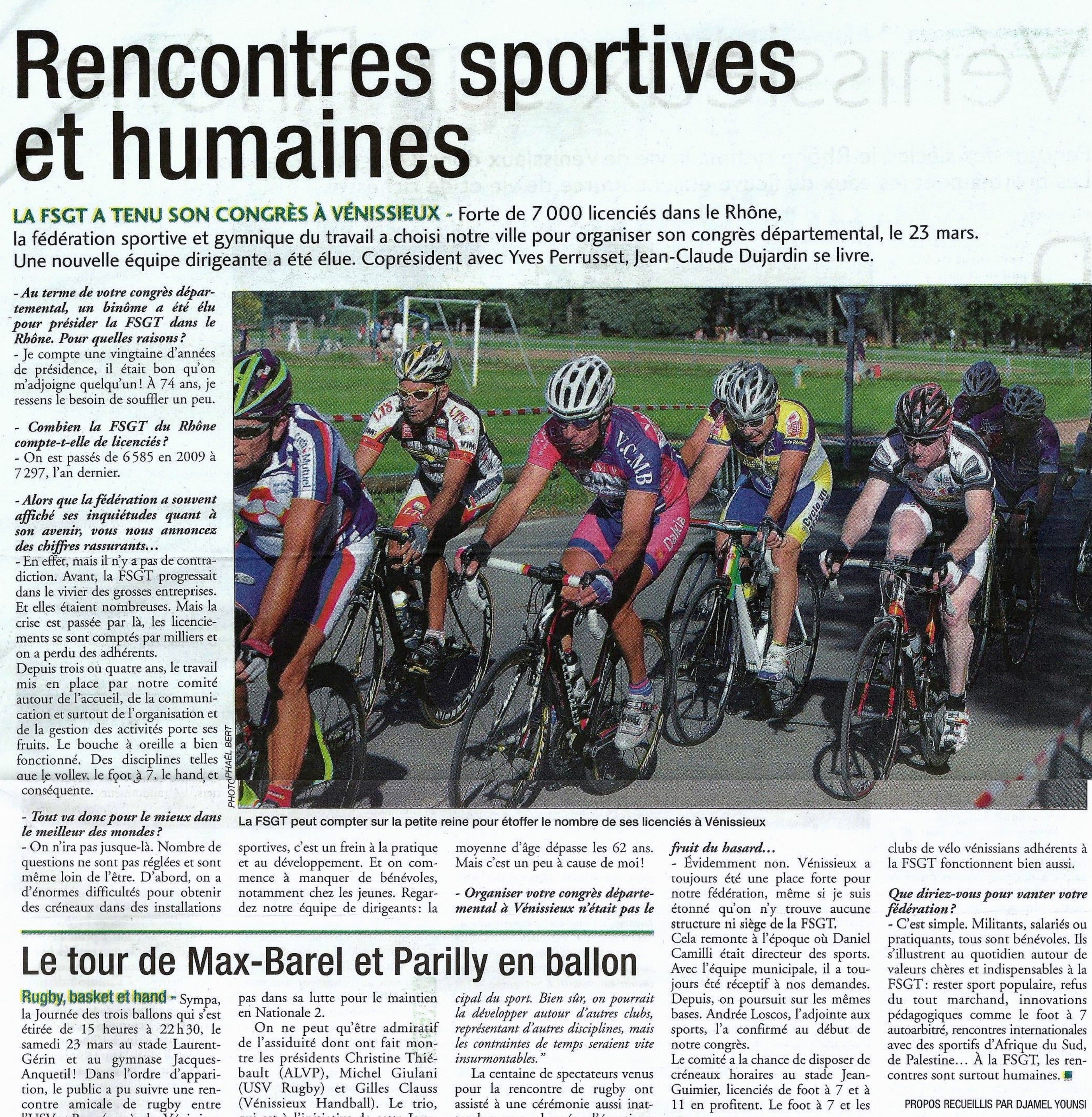 organiser une rencontre sportive